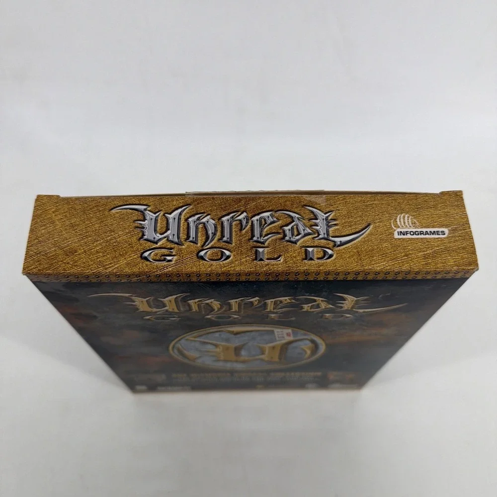RARE Unreal Gold Big Box PC CD-ROM 1998 Epic Games